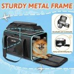 Expandable Soft-Sided Pet Carrier for Small Pets