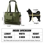 Foldable Waterproof Pet Carrier Bag in Green