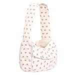 Floral Pet Sling Carrier for Small Dogs & Cats