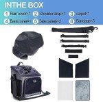 Wakytu Pet Bike Basket Carrier for Small Dogs