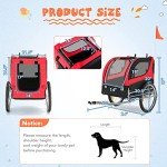 Giantex Dog Bike Trailer with Universal Coupler