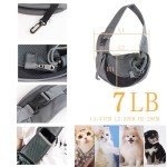 Adjustable Dog Sling Carrier with Storage Pocket
