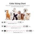 Cute Cotton Love Heart Dog Collar in Pink & White