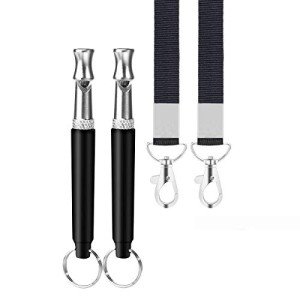 Adjustable Ultrasonic Dog Whistle - 2 Pack