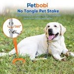 Heavy Duty Dog Tie Out Stake - 16" Orange