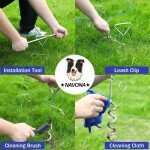 6-Piece Heavy Duty Dog Tie Out Set