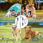 Heavy Duty Dog Tie Out Stake with Swivel