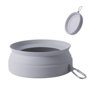 SLSON Portable Spill Proof Dog Water Bowl