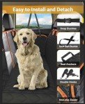 Waterproof Dog Car Seat Cover with Hammock Style