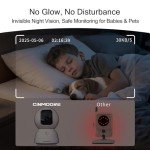 CINMOORE 5G 3K Pet Camera with Two-Way Talk