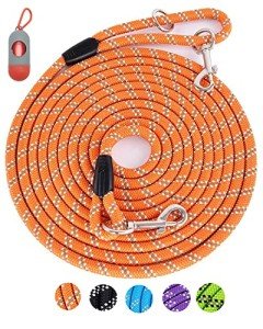 Reflective Long Dog Training Leash, Multiple Lengths