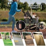 Foldable Pet Stroller for Small Dogs and Cats