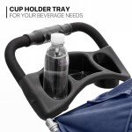 MoNiBloom 3-Wheel Pet Stroller with Weather Cover