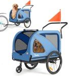 Dog Bike Trailer and Pet Stroller Combo
