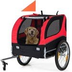 HAPPAWS Dog Bike Trailer with Easy Connect Features