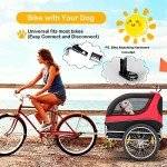HAPPAWS Dog Bike Trailer with Easy Connect Features