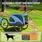 Dog Bike Trailer and Pet Stroller Combo