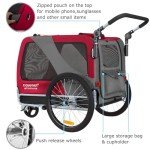 Doggyhut Dog Bike Trailer & Stroller - Red XL