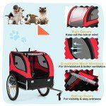 HAPPAWS Dog Bike Trailer with Easy Connect Features
