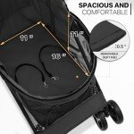 MoNiBloom 4-Wheel Pet Stroller with Sun Cover