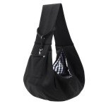 Reversible Dog Carrier Sling with Storage Pocket