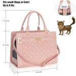 Stylish Soft-Sided Pet Carrier Tote Bag