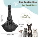 Pawaboo Reversible Sling Carrier for Small Pets