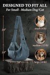 Noah & Paw Adjustable Dog Sling Carrier for Small Pets