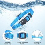 Soft Nylon Puppy Collars - Adjustable, Assorted Colors