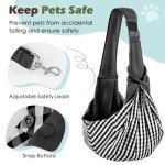 Pawaboo Reversible Sling Carrier for Small Pets