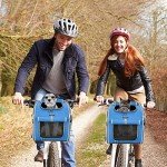 Expandable Dog Bike Basket Carrier - Blue