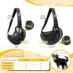 Breathable Pet Sling Carrier for Small Dogs & Cats