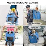 Expandable Dog Bike Basket Carrier - Blue