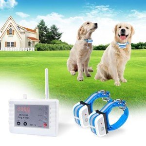 Wireless Dog Fence with Two-Way Signal and Collars