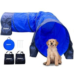 10-Foot Dog Agility Training Tunnel with Accessories