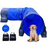 10-Foot Dog Agility Training Tunnel with Accessories