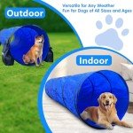 10-Foot Dog Agility Training Tunnel with Accessories