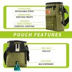 Dog Treat Training Pouch with Poop Bag Dispenser