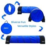 10-Foot Dog Agility Training Tunnel with Accessories