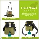 Dog Treat Training Pouch with Poop Bag Dispenser