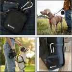 Waterproof Dog Treat Pouch with Poop Bag Dispenser
