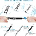 Adjustable Silent Dog Whistle - 2 Pack Set