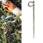Heavy Duty Stainless Steel Dog Tie Out Stake