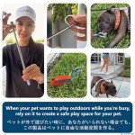 Heavy Duty Stainless Steel Dog Tie Out Stake