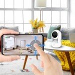 Kadymay 2K HD Dog Camera with Motion Tracking