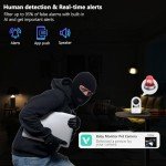 Kadymay 2K HD Dog Camera with Motion Tracking