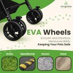 3-in-1 Foldable Pet Stroller and Carrier