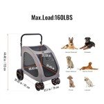 VEVOR Portable Pet Stroller for Dogs and Cats