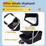 4-Wheel Pet Stroller for Small Dogs & Cats