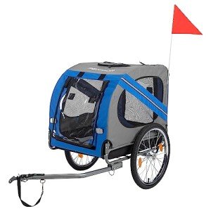 PEXMOR Folding Dog Bike Trailer with 20" Wheels